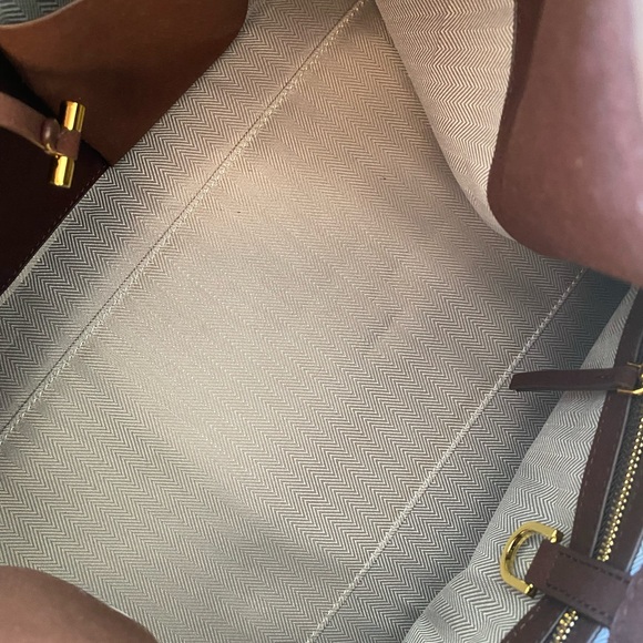 The Row Inspired Margaux Genuine Suede Bag Large - Picture 10 of 16